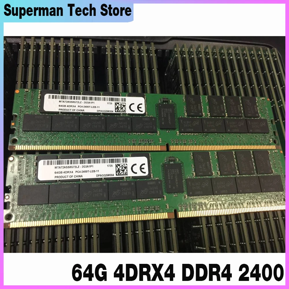 1 Pcs NF8460 NF5460 NF5288 NF5280 M4 M5 Server Memory 64GB ECC RAM 64G 4DRX4 DDR4 2400