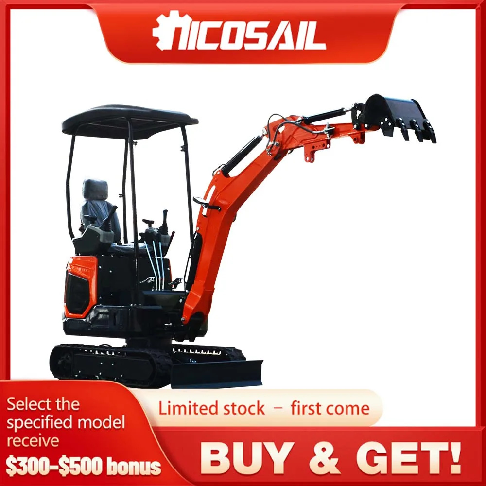

CE EPA Hot Selling Crawler Excavator 1.8T with Optional Accessories New High Quality Machine Equipment