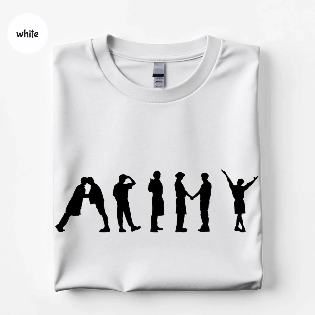 Kpop Fandom Lover Printed Short Sleeve T-shirt Music Fans Concert Daily Wear Summer Cotton Men's T-Shirt Clothing Tee Y2k Woman
