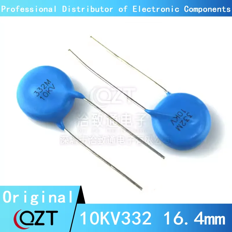 5pcs/lot-10pcs/lot 10KV332 16.4mm 332 10KV E10KV 332M 332/10KV 3300PF 3.3nF CT81 High Voltage Ceramic capacitor