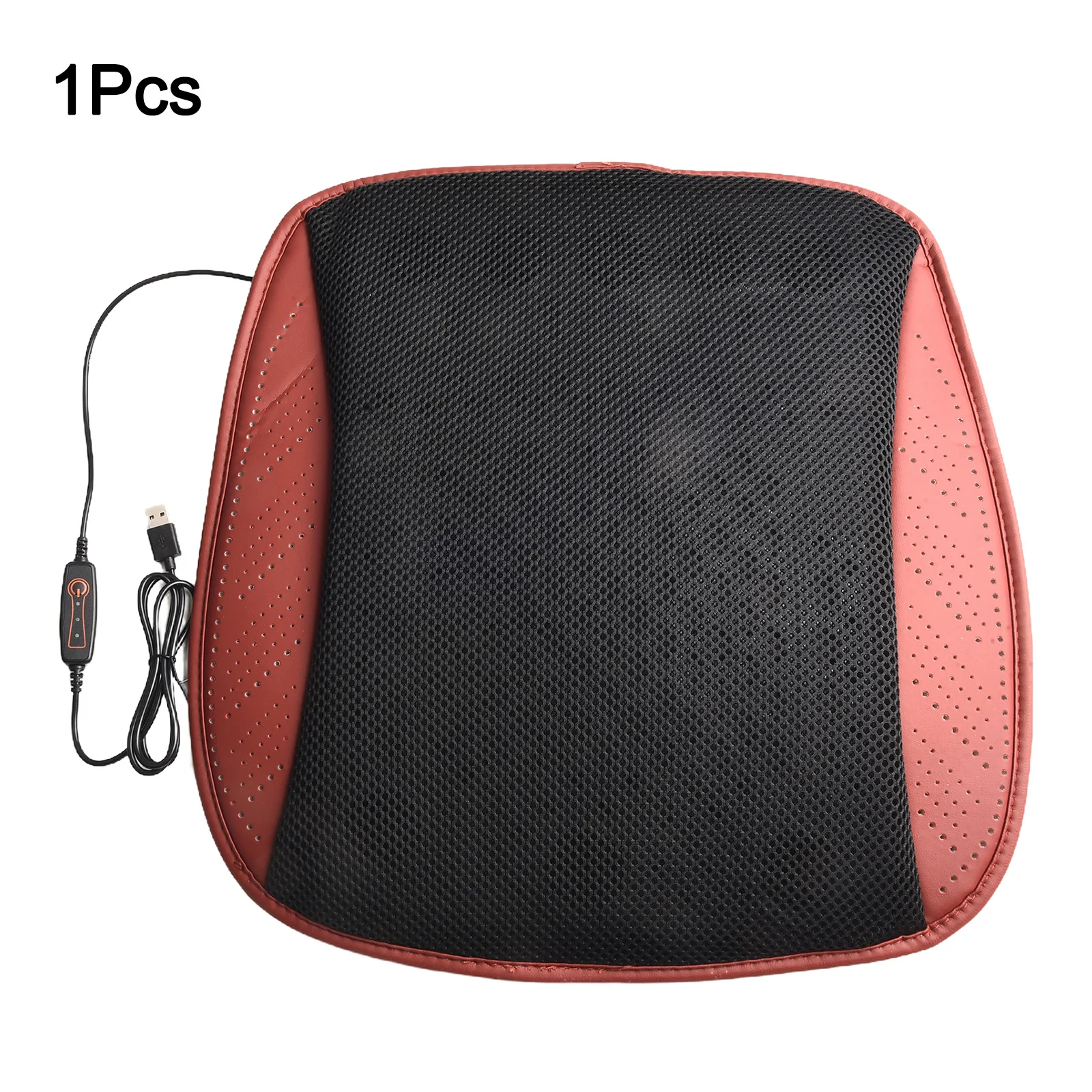 

1pcs Car Summer Cooling Seat Cushion With USB 8Fan 3Levels Adjustable Cooling Cushion Double-layer 3D Ice Silk Seat Covers