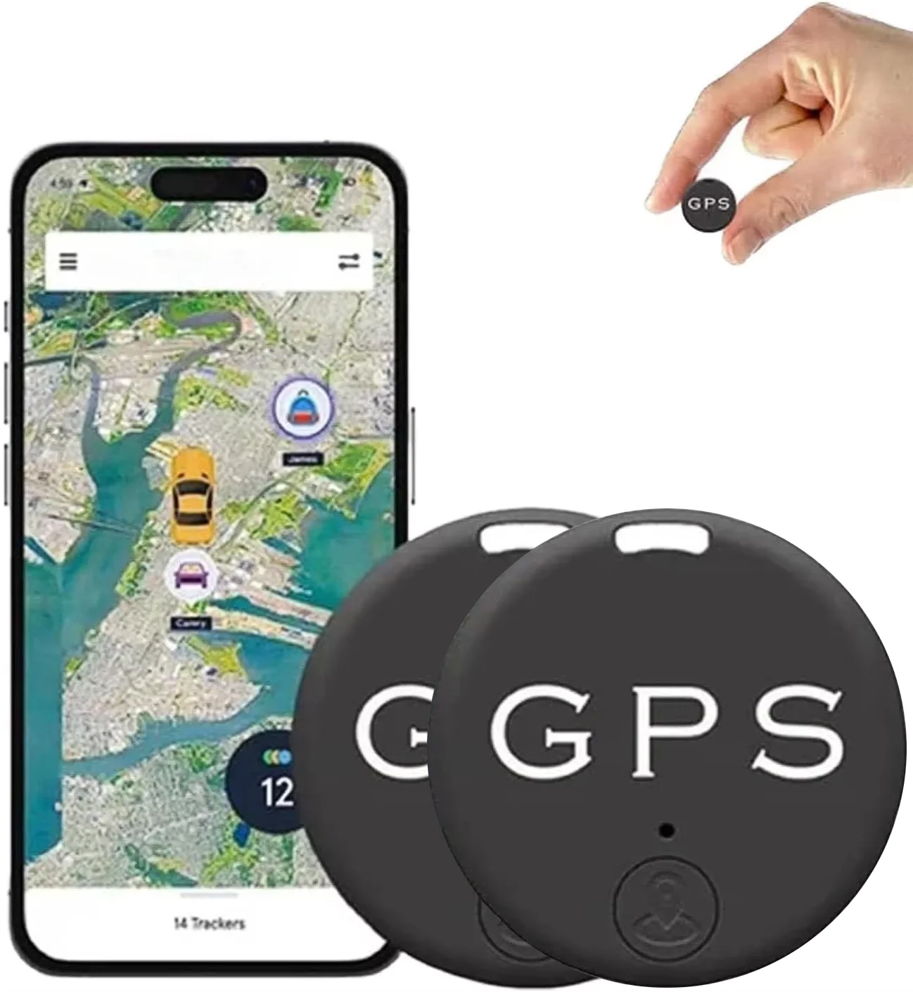 Auto Voertuig Tracking Anti-verloren Locator Mini GPS Tracker voor Voertuigen Locator Tracker voor Tracking Systeem Bluetooth