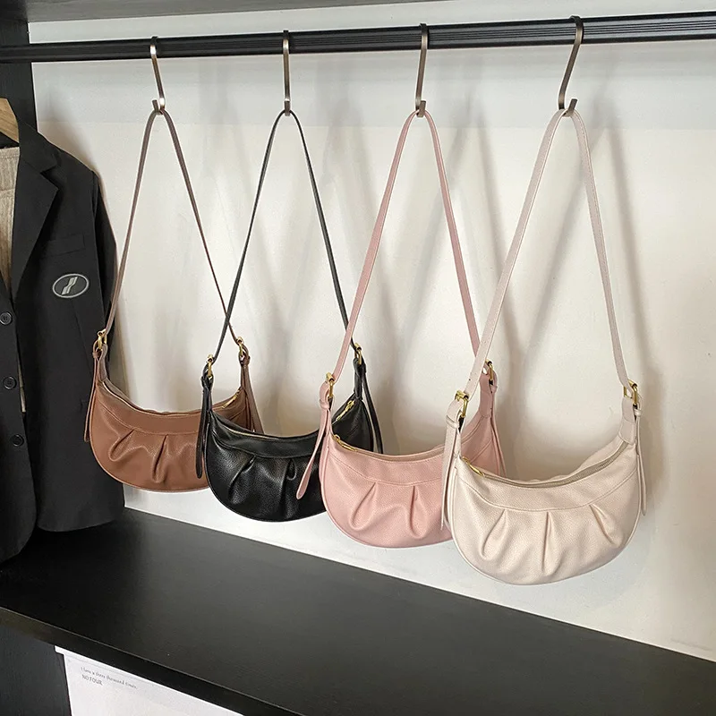 

Women's 2025 Summer Ins Mini Bag Pleated Chain Niche Design Versatile Fashion Crossbody Bag