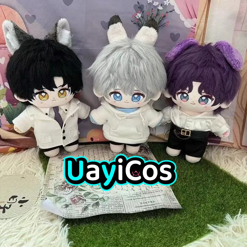 Love and deepspace Ralayo Xavier Zayne Rabbit Ears Stuffed 20cm Cute Plush Plushie Doll Clothes Pillow Anime Toy For Kids Gift