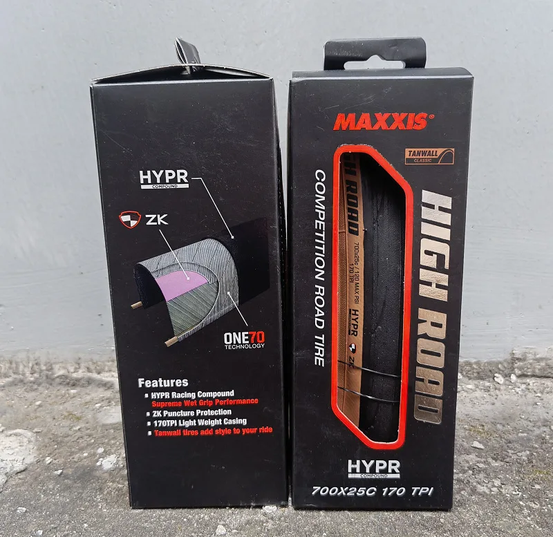 MAXXIS HIGH ROAD 28X25 700X25 28 32C SL 700X23 25 28C Für Rennrad E-Bike Fahrrad Anti Pannen Falten Reifen – Detail 4