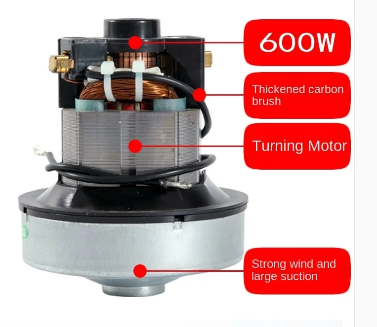 Vacuum cleaner accessories SC861 SC861A SA2801 motor motor 400w 600W no capacitor diameter 86mm