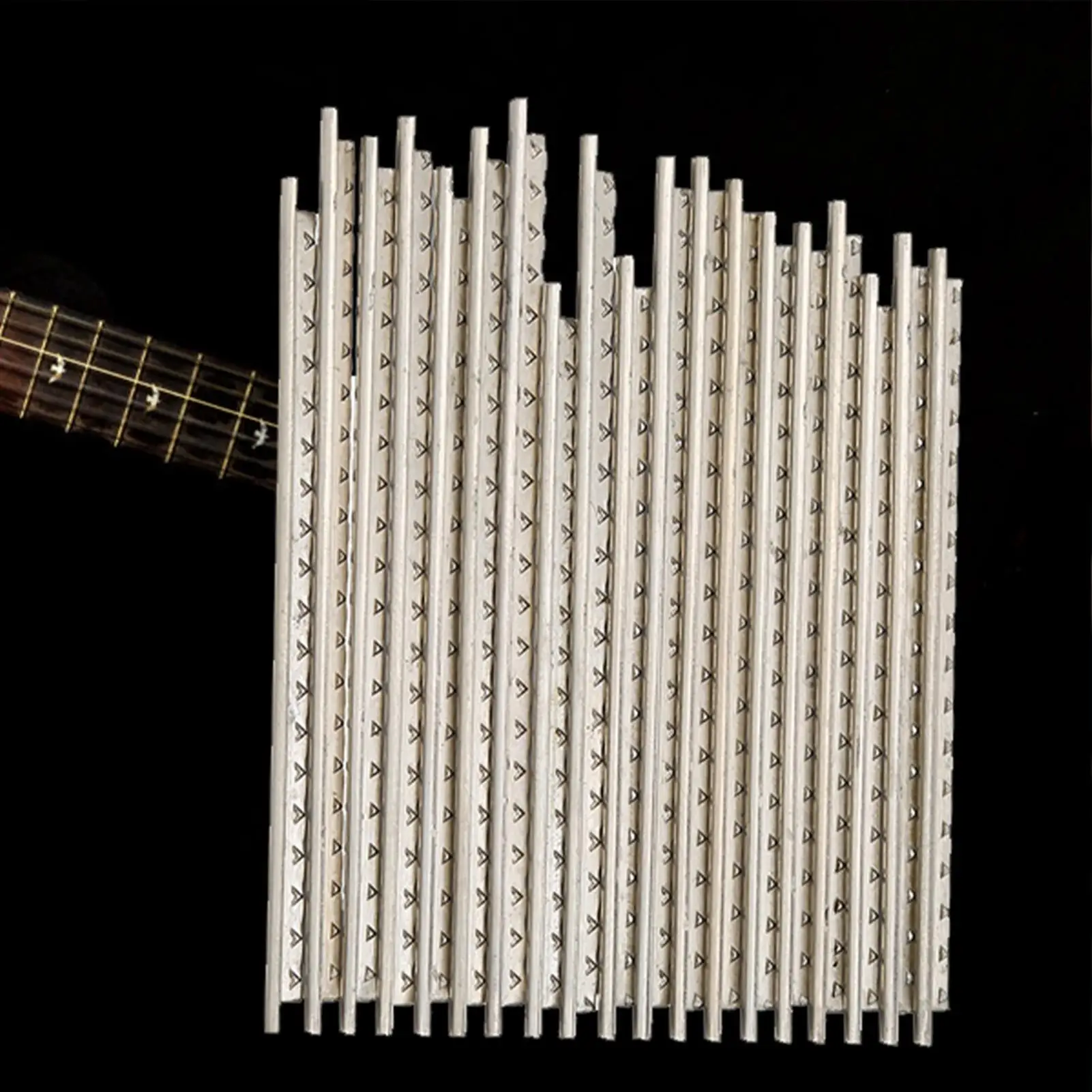 19Pcs Guitar Fret Wire Set 2.0mm Silver White Copper Brass Replacement for classical Guitars Parts