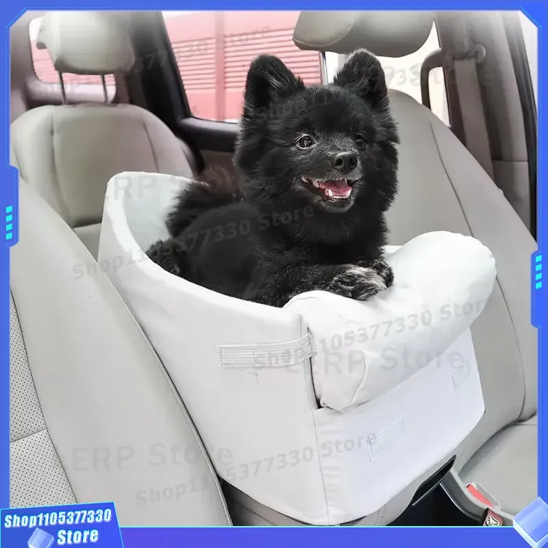 Cotton Oxford Pet Car Seat Cover with Animal Print Small Dog Safety Console Rear Seat Protector Sports Kennel for Pets Travel