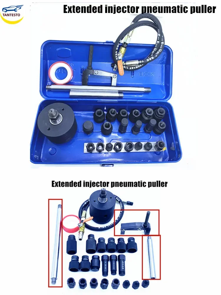 1000NM With Lengthen Longer Rod Diesel Truck Common Rail Injector Pneumatic Puller Repair Tool Sets