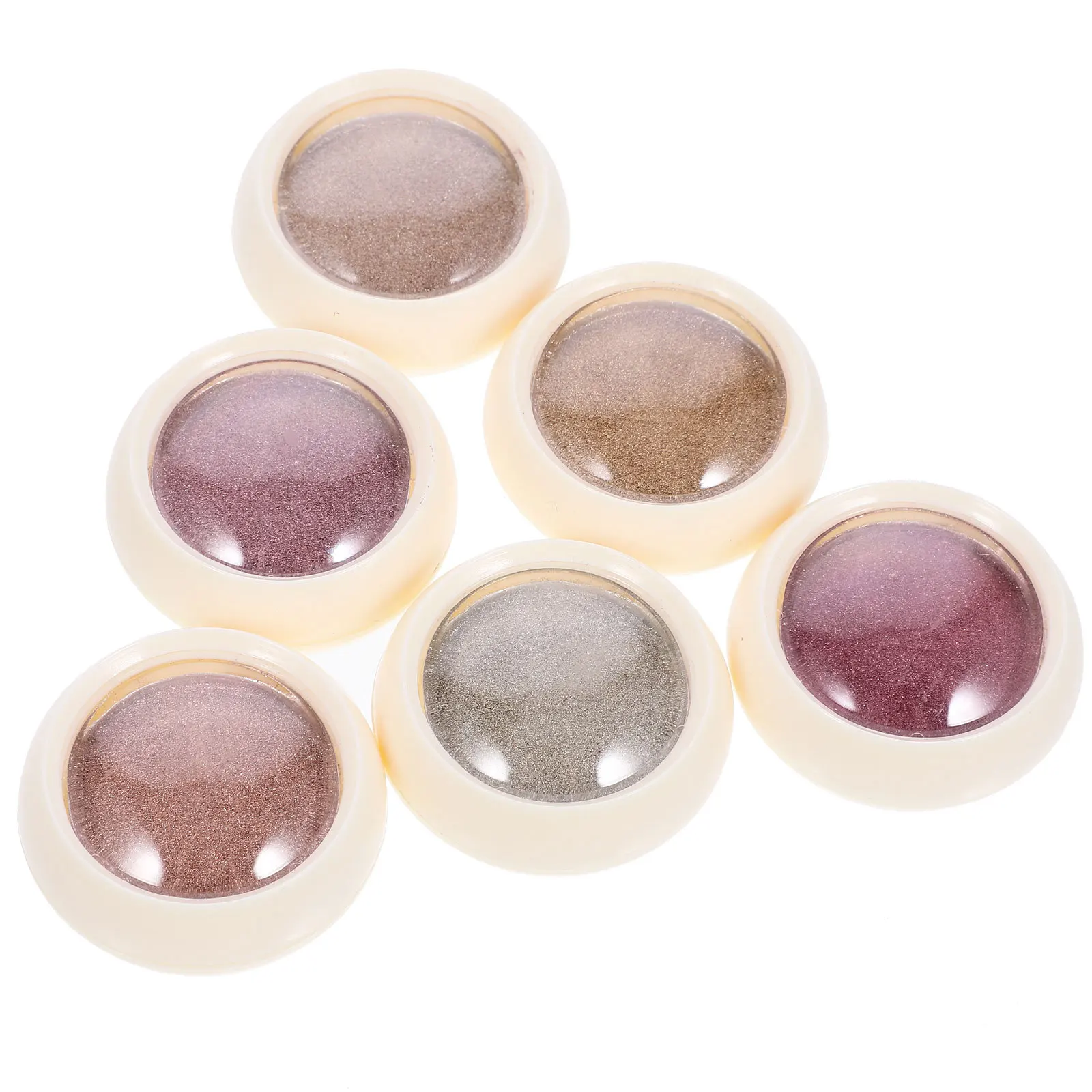 

6pcs Luxury Gold Powder 6 Boxes Fine Mirror Finish Long Lasting Wear Resistant For Diy Nail Art Decoration Nail Art Supplies