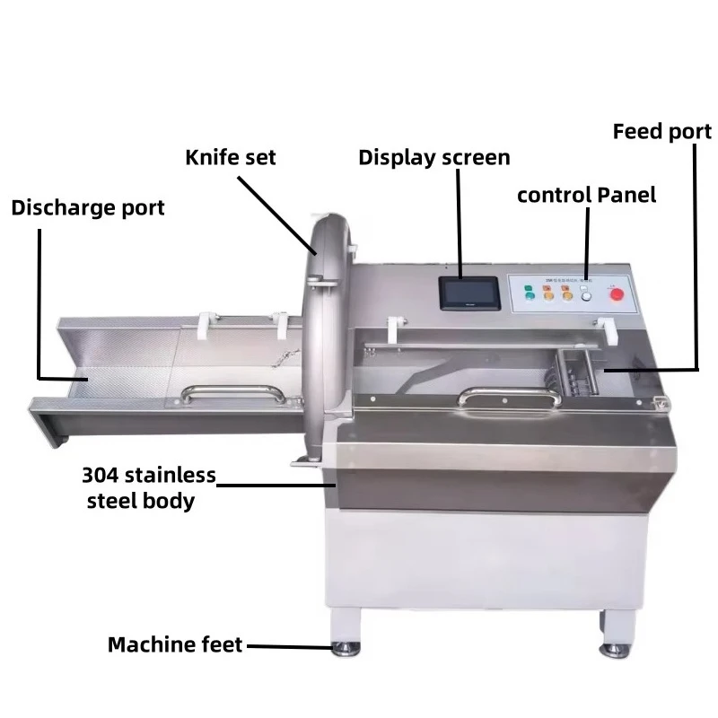 Commercial Rib Cutting Machine Pork Chop Beef Rib Lamb Chop Chicken Breast Frozen Meat Cutting Slicer Bacon Ham Cheese Machine