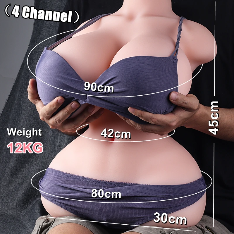 New Update Vagina Anal Chest Pussy 4 Holes 12kg Sex Doll 2 Breast Channel 18 Male Masturbation Tools Adult Supplies Store Anus