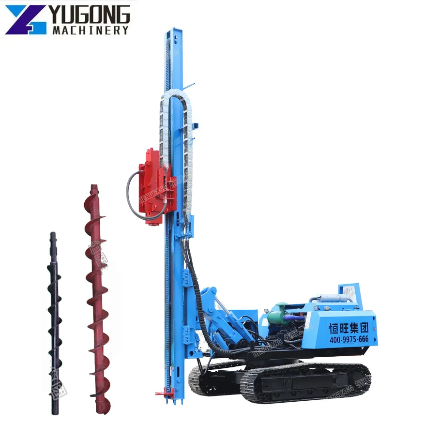 YG Solar Hydraulic Steel Pile Hammer Ramming Driving Machine Sales