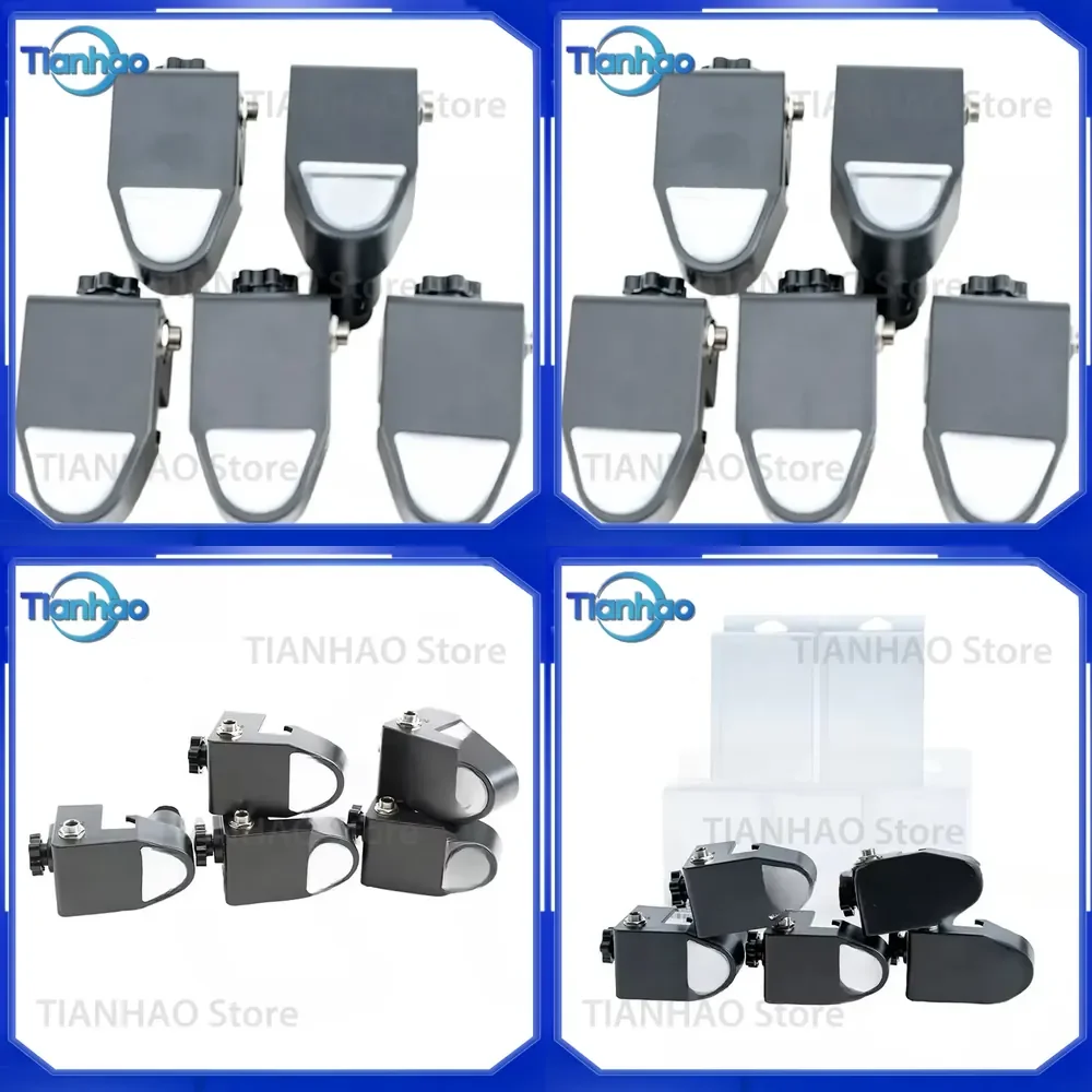4-Piece External Acoustic Drum Trigger Kit for Electronic Kick Drum with 3 Rim Triggers Musical Instruments Accessories