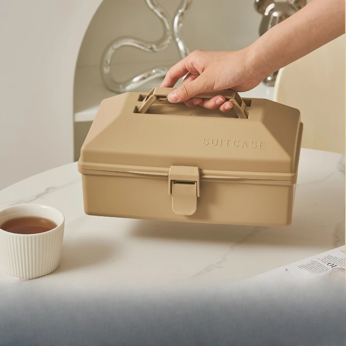 Portable Storage Box Tool Box Car Trunk Storage Box Multi-functional Travel Outdoor Suitcase