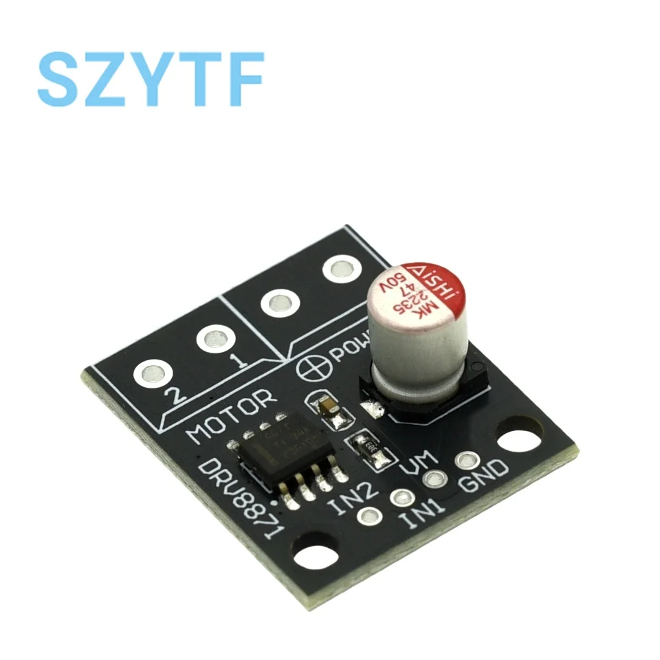 DRV8871 3.6A DC-Motortreiber-Modul PWM-Steuerung 6.5V-45V Bürstenmotor-Treiber Hochstrom für Intelligente Fahrzeuge und Robotik – Detail 2
