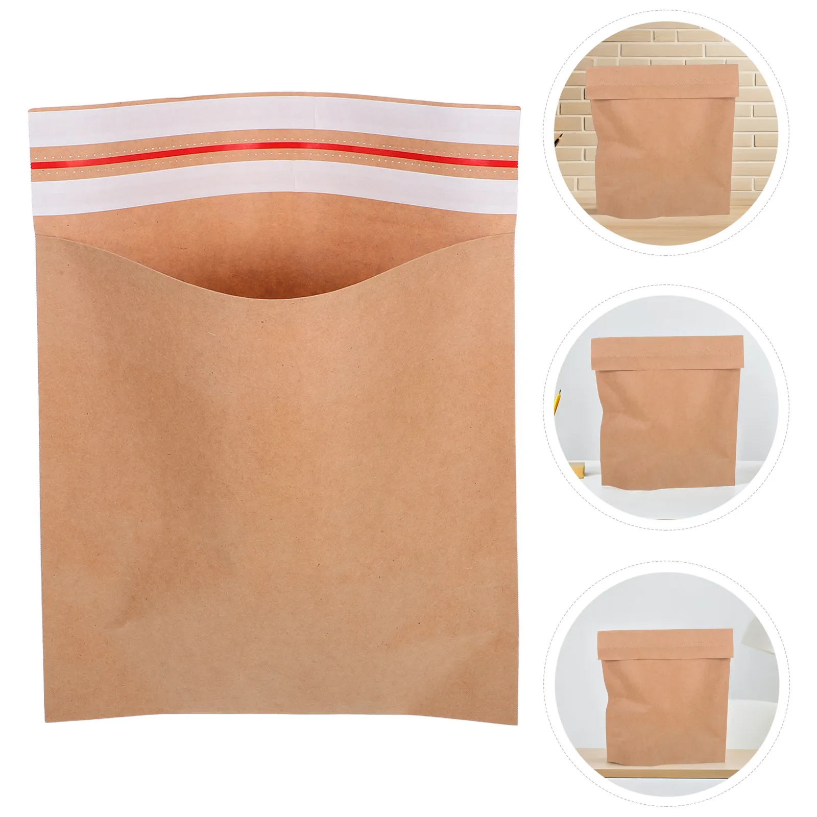 

10Pcs Paper Shipping Bags for Clothes Packaging Kraft Mailers Flat Fold Envelopes Efficient Packing Easy Label Mailing Bags