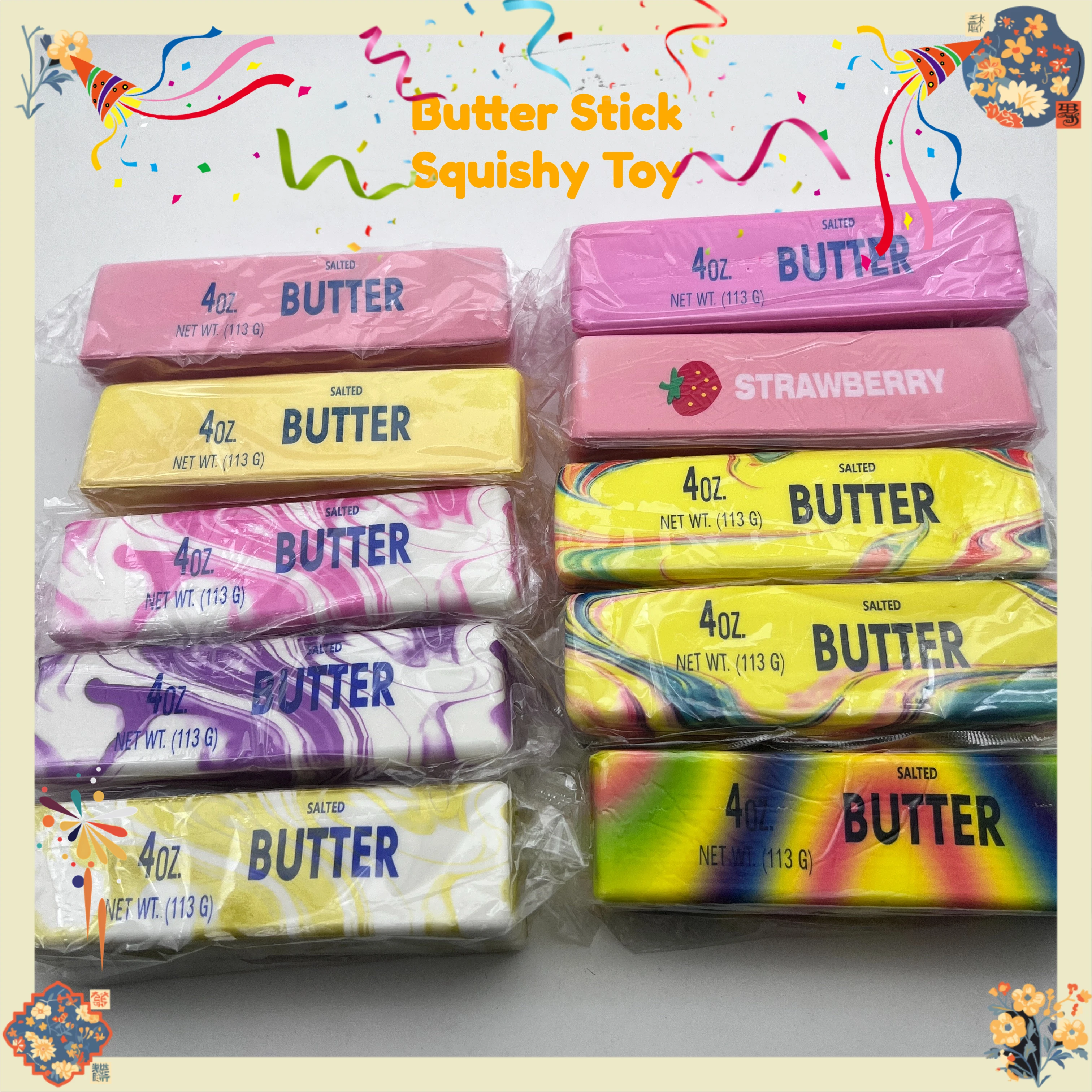 Viral Super Wet‑Soft Butter Stick Milk Bar Squishy Toy, Slow Rebound Squeeze Fidget Toy for Work & Class Stress Relief