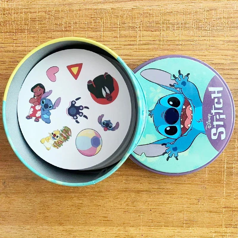 Gry planszowe Disney 100 LAT CUDÓW Stitch Iron Box Toys PIXAR Rodzina Zabawa Święta Kemping Sport Przyjaciel Prezent na Boże Narodzenie