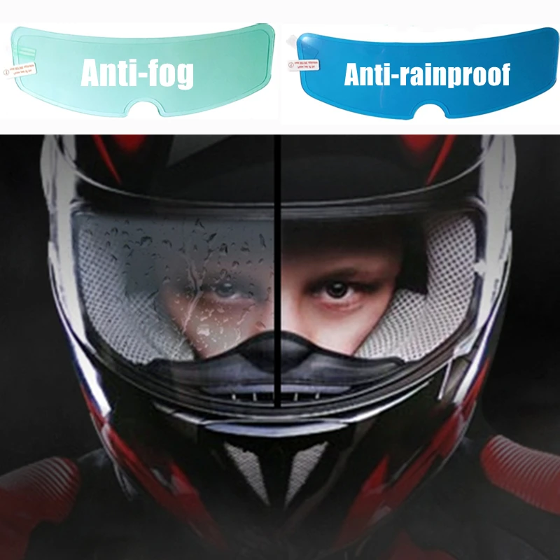 

Motorcycle Helmet Clear Rainproof/Anti-fog Film Helmet Lens Durable Nano Coating Sticker Safety Driving Moto Helmet Accessories