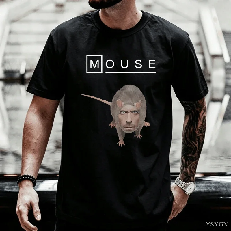 Dr James Wilson House MD T-Shirts for Men Women Humorous 100% Cotton Tees Crew Neck Short Sleeve T Shirt Plus Size Tops