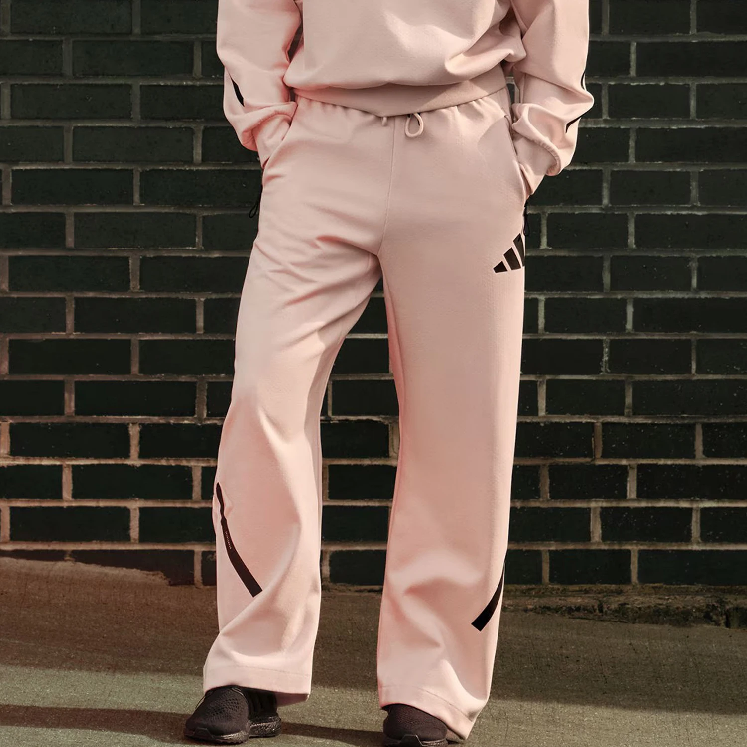 

Adidas genuine W Z.N.E. BAR PT Women's Training Knit Long Pants JF4780