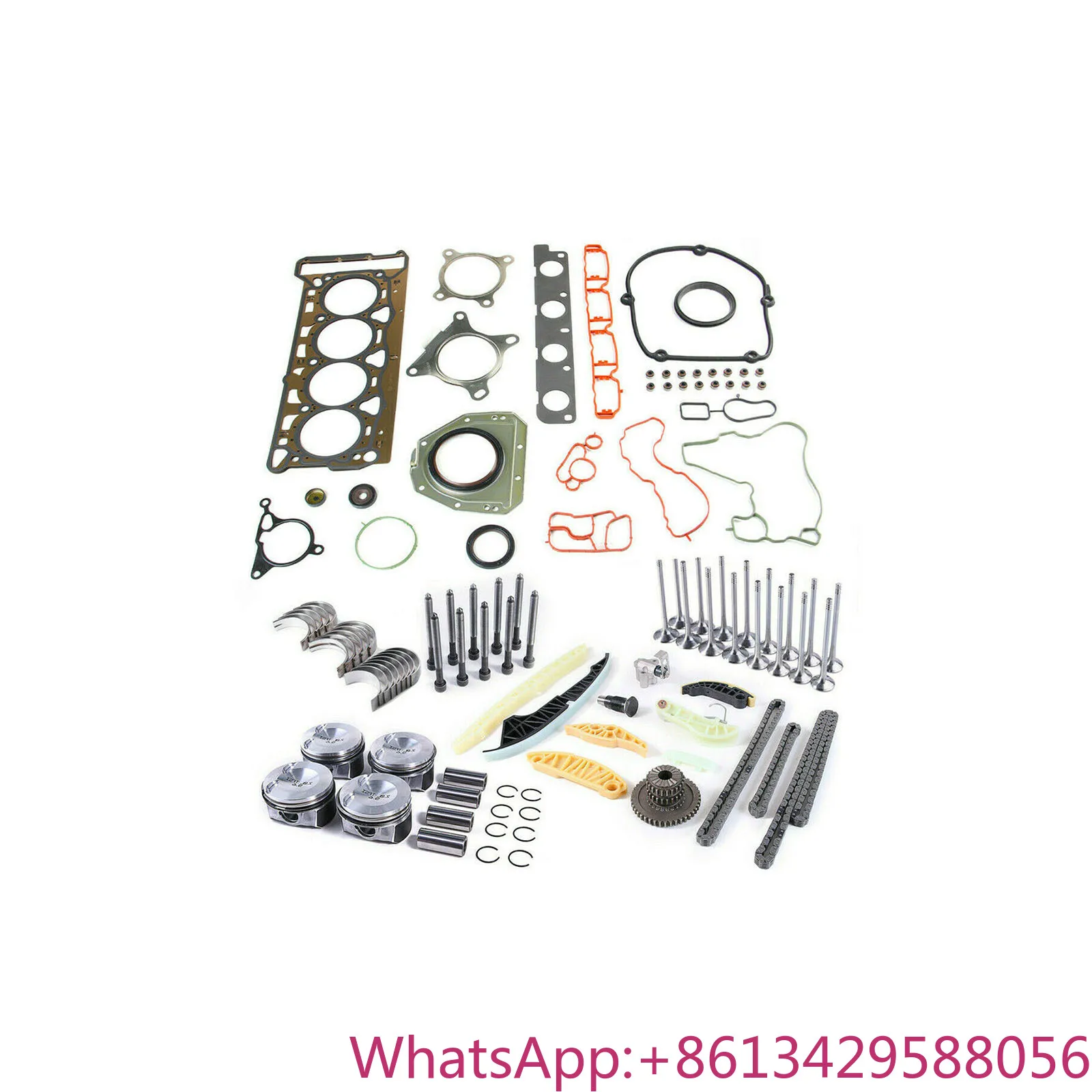 

Linkteco Full Gasket Set Engine Overhaul Rebuilding Kit for VW Golf Jetta Tiguan Passat AUDI A3 A4 A5 A6 Q5 EA888 2.0 2.0T