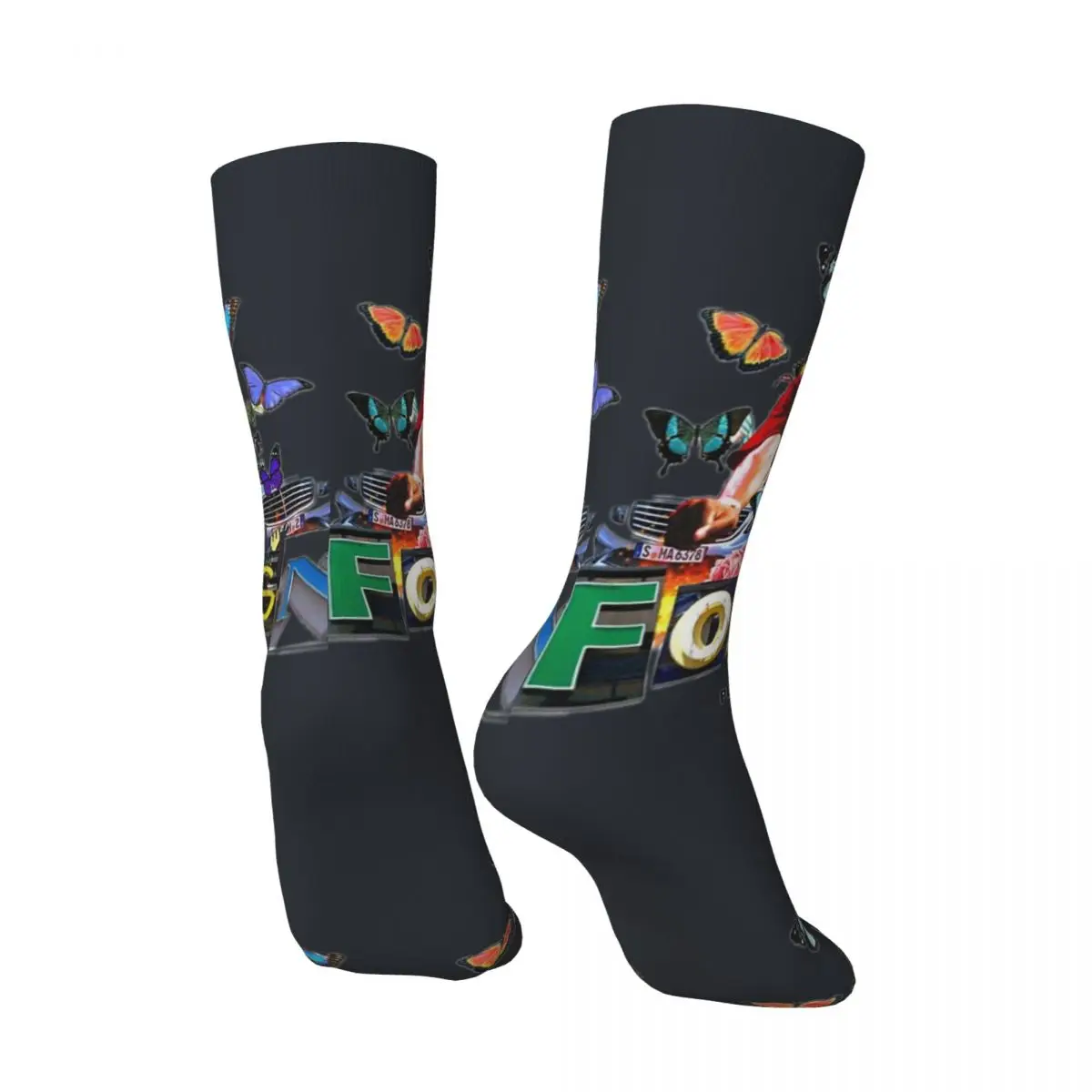 Hip Hop Vintage Crazy Men's Socks Unisex playboi carti Harajuku Seamless Printed Crew Sock Boys official-website tops fugees