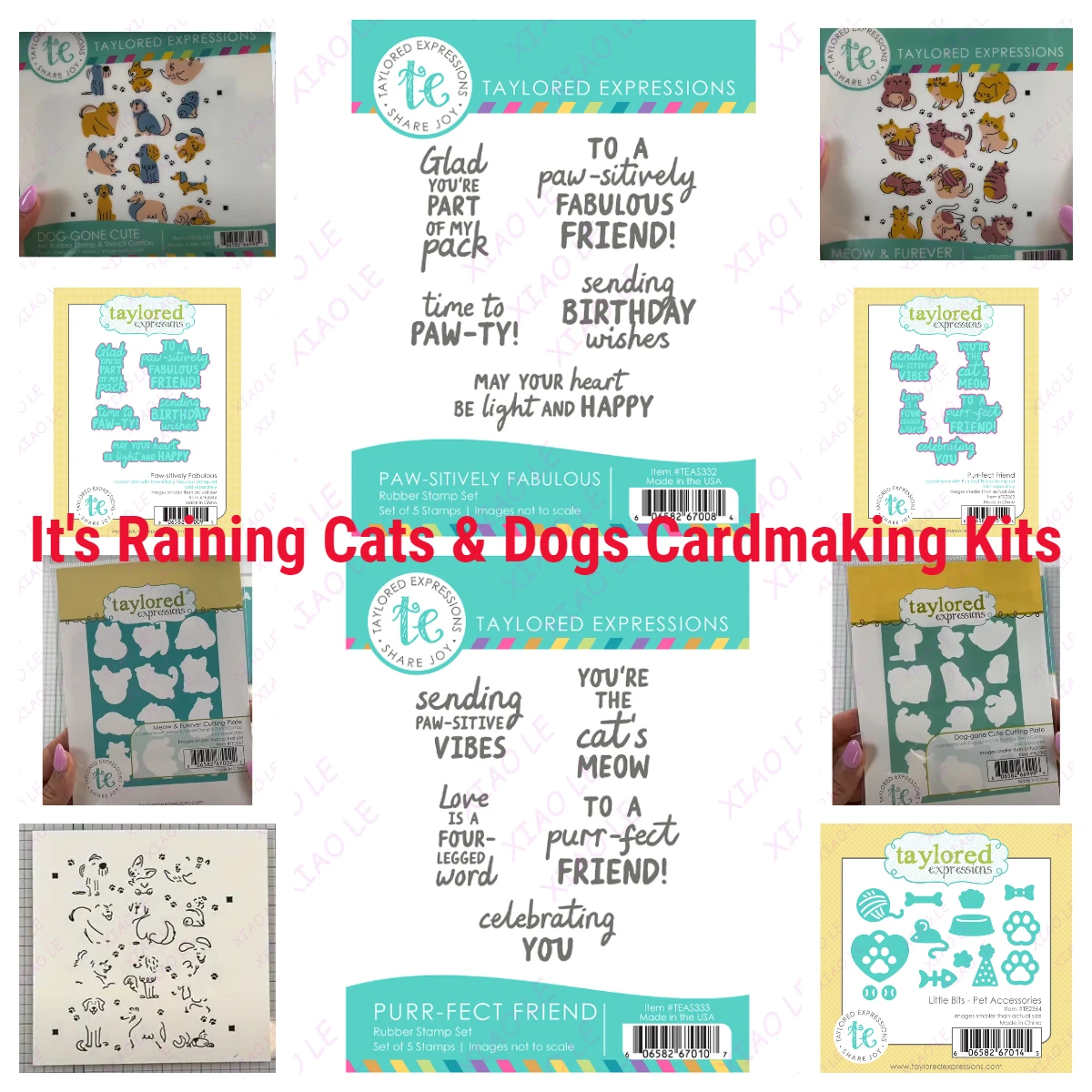 

Paw-sitively Fabulous Stamp Set New Metal Cutting Dies Stamps Stencils Scrapbook Diary Decoration Embossing Cut Dies Template