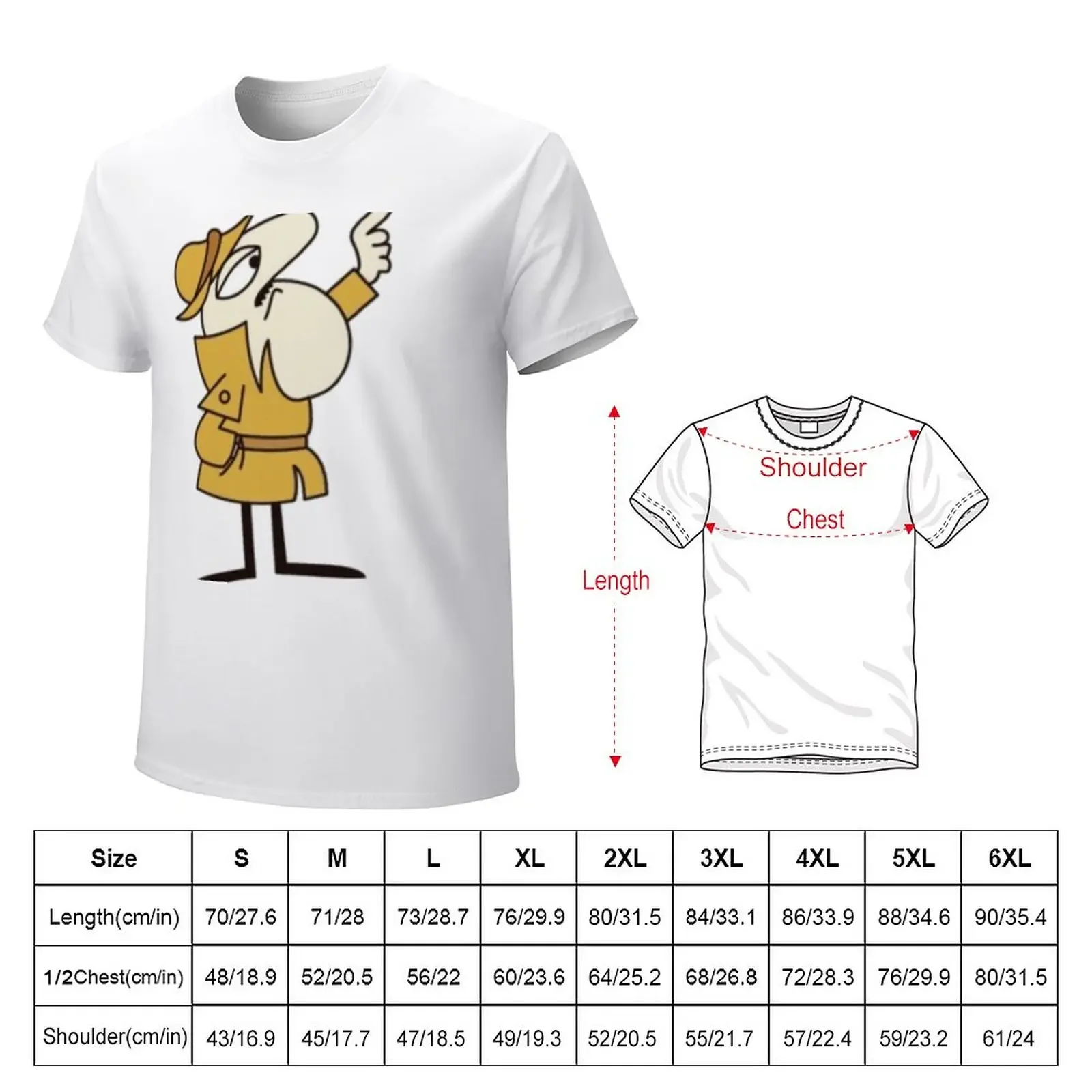 inspector clouseau T-Shirt kawaii clothes summer tops mens big and tall t shirts