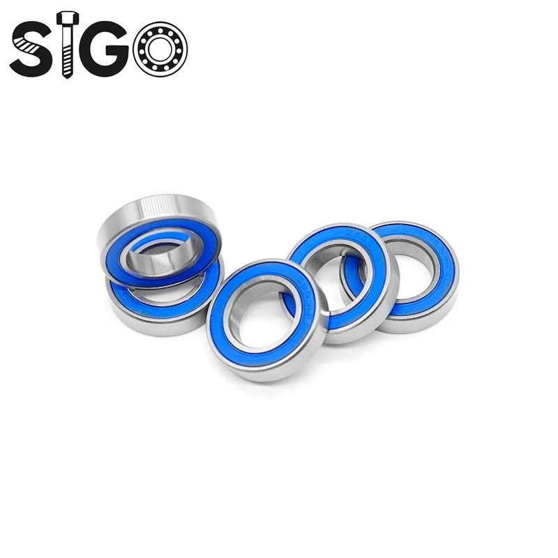 4PCS 6903RS 17X30X7 Mm Bearing ABEC-7 6903 2RS Bicycle Hub Front Rear Hubs Wheel 17 30 7 Balls Bearings Blue Sealed