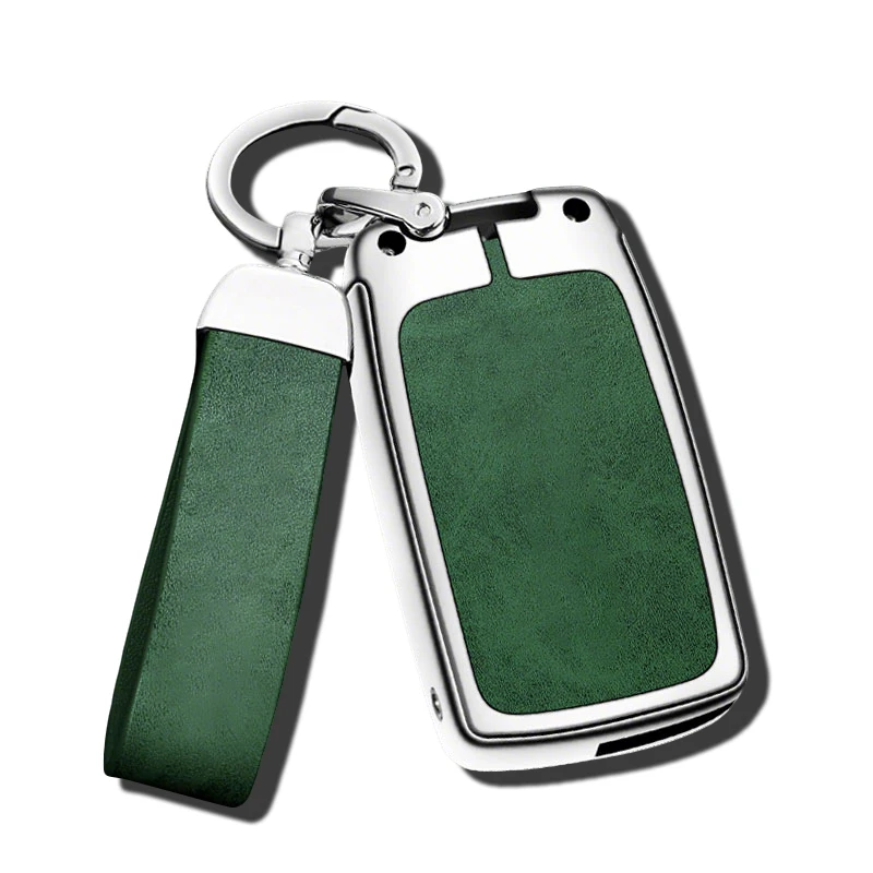 para Geely Emgrand EU 7 EC7 EC715 EC718 EC7-RV EC715 EC718-RV GC5 GC6 EC8 SL,Metal Car Key Protective Case llavero funda llave
