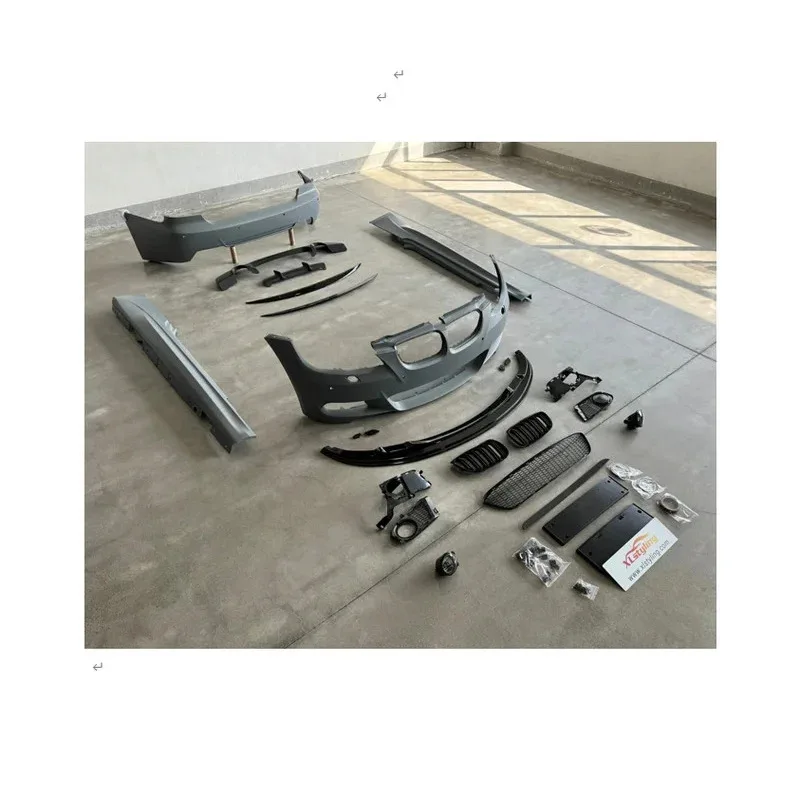 Auto Pats bumper Conversion Car Body Kit For  E92 Pre M TECH 2006-2009 Hood Fender Front Rear Lip Bod