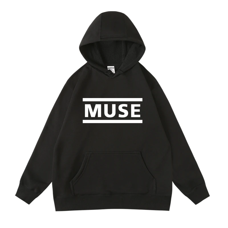 Mens Hoodie Sweatshirt Muse Rock Band Hoodie Harajuku Streetwear Hoody Pullovers Hip Hop Hoody Tops