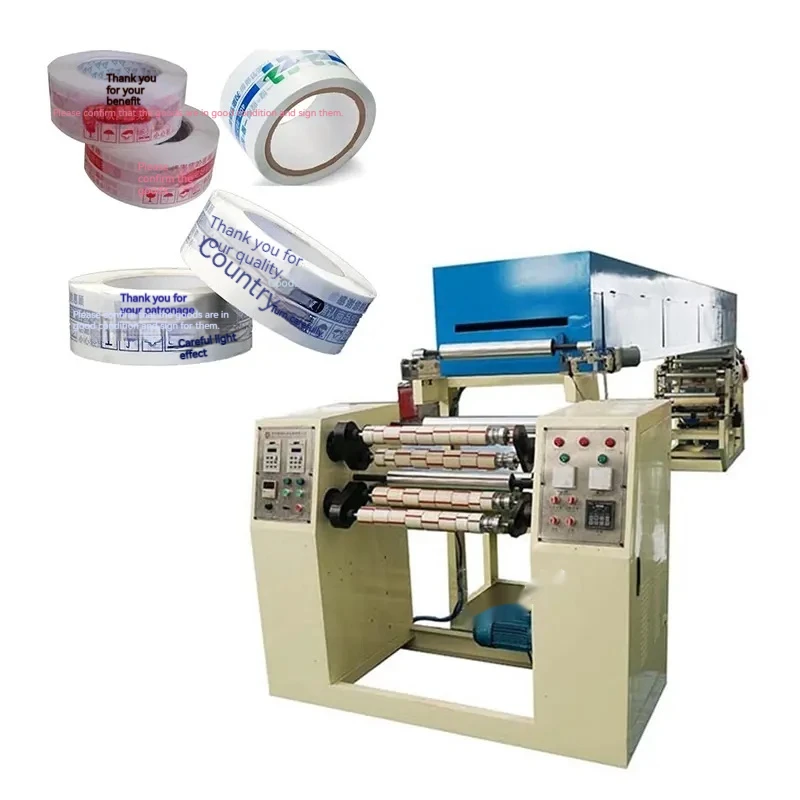 High Speed Automatic Jumbo Roll Bopp And Rewinding Adhesive Tapes Slitting Cutting Hine