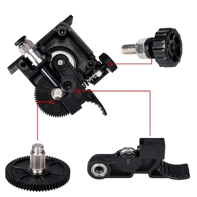 Exquisite-For FLSUN QQ-S PRO Titan Extruder Direct Drive Q5 QQS J-Head 3D Printer Replacement Parts V6 Hotend With Assembly Tool