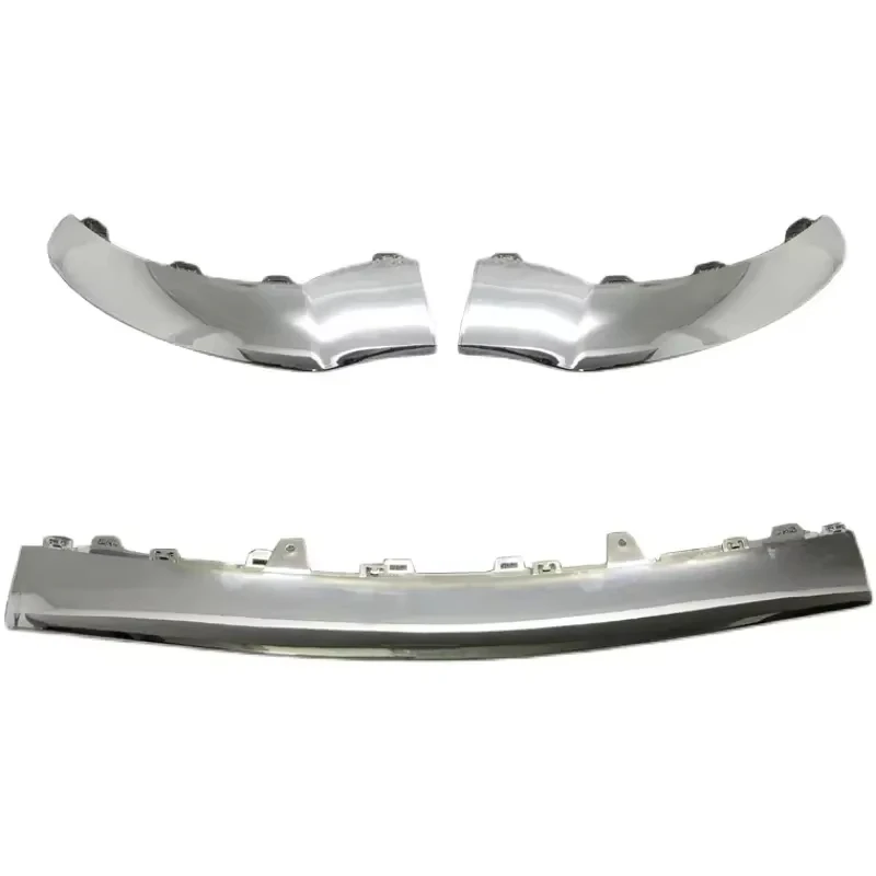 Image of Frontschürze Lip Spoiler Chrom Chrom Trim Diffusor Für Benz GLE-Klasse W292 2016-2019 GLE350 GLE400 A2928850300 A2928850400