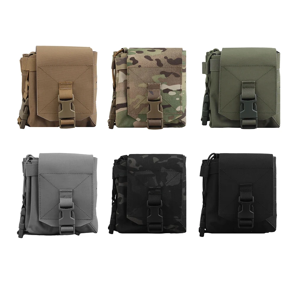 Outdoor Vest Chest Hanging Molle Expansion Pack Bag radio Pouch Large Camouflage Multifunctional Sub Bag