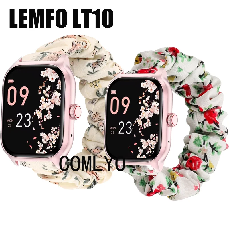 For LEMFO LT10 Strap Smart watch Cotton yarn Dacron Soft Women Lady Band Belt