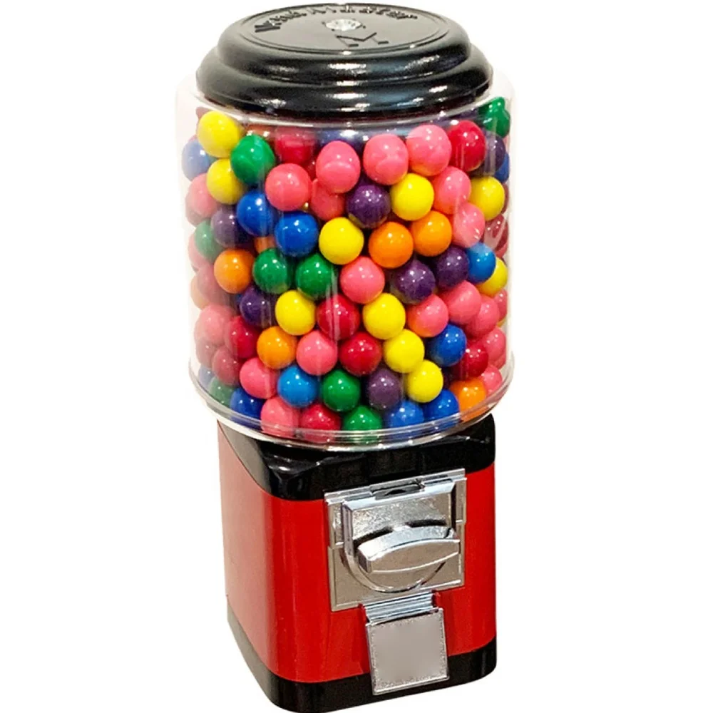 Plastic mini twisted egg display bucket candy chewing gum gift capsule vending machine can be customized double fast