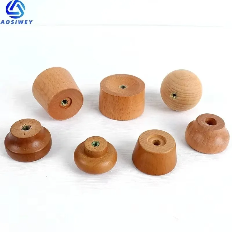 1Pcs Universal Type Pan Cover Handle Single Hole Lid Wood Handle Kitchen Utensils Soup Pot Lid Accessory Cookware Parts Knobs