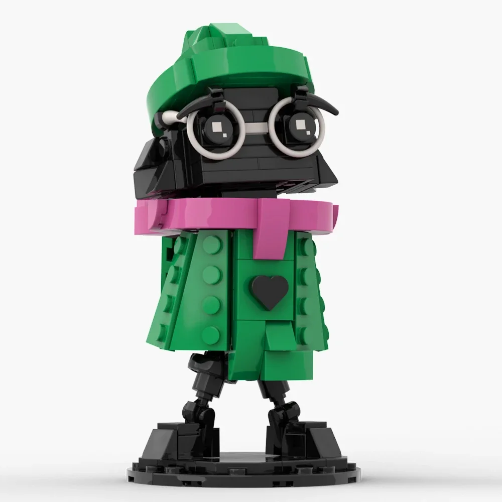 MOC 빌딩 블록 게임 Deltaruneds 액션 피규어 Ralsei Brickheadz 모델 벽돌 창의력 할로윈 장난감 어린이 선물