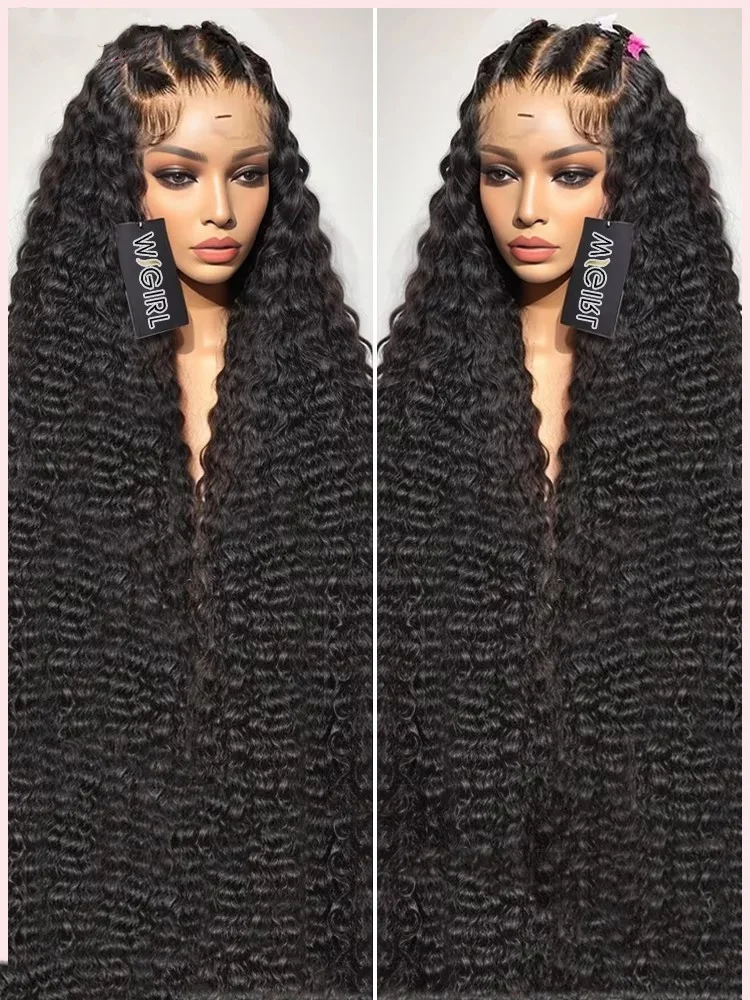 250% 13x6 HD Loose Deep Wave Lace Frontal Wig Brazilian Curly Water Wave 13x4 Lace Front Wig 5x5 Closure Wigs For Women