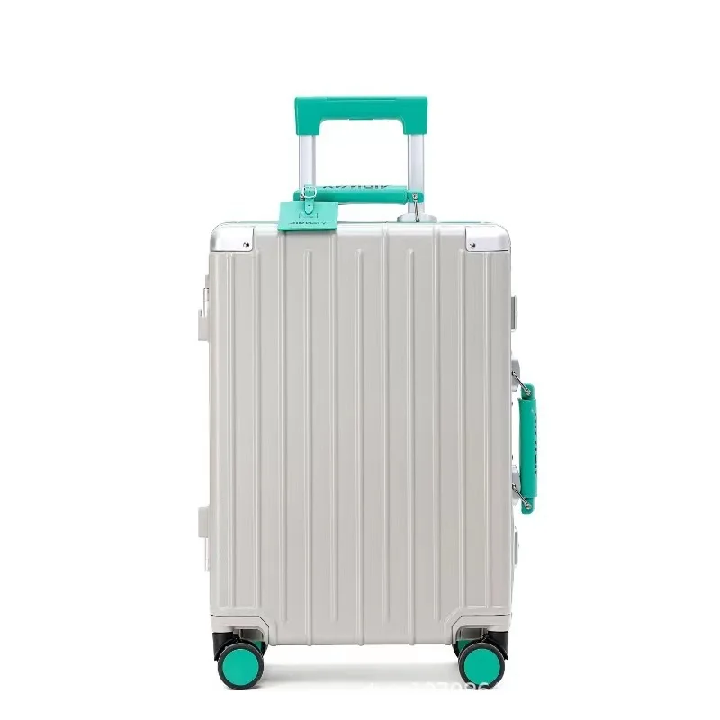 New Aluminum Frame Trolley Case Travel Suitcase Multifunctional Rolling Luggage Large Capacity Trunk High-quality Boarding Box