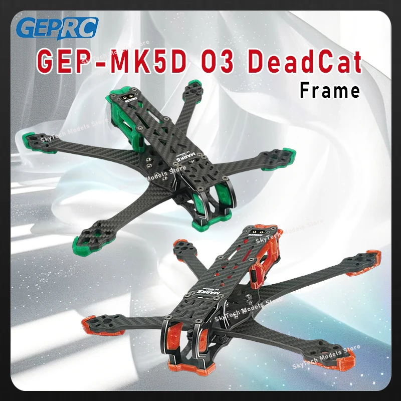 

GEPRC GEP-MK5D O3 DeadCat Frame - 5inch Frame for O3 Air Unit FPV Racing RC DIY Models