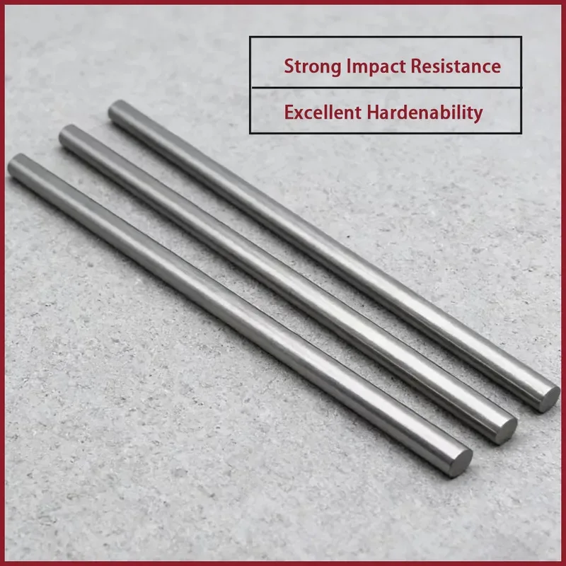 

High Speed Steel Round Bar 1mm to 5mm Dia x 100mm Long Hardened HSS Rod for Mold Making & Lathe Tools