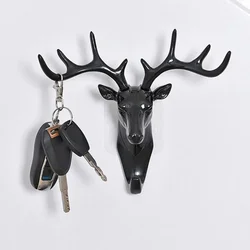 Wall Mounted Hooks Europe Animal Head Rack Coat Cap Hat Wall Hanger Creative Giraffe Head Hook Home Living Room Decoration