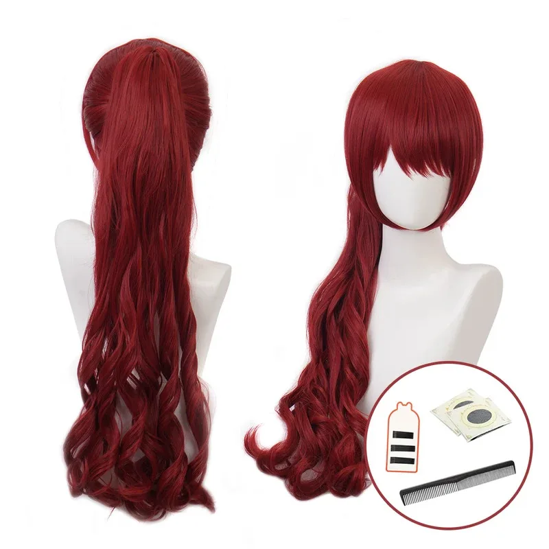 

HOLOUN P5 Game Kasumi Yoshizawa Cosplay Wig Rose Net Synthetic Fiber Adjustable Size Heat Resistant Cap Comb