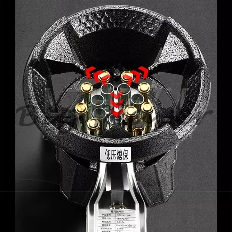 

Gas Stove Commercial Single-hole Liquefied Gas Burner For Hotel Restaurant Energy-saving Gas Cooktop