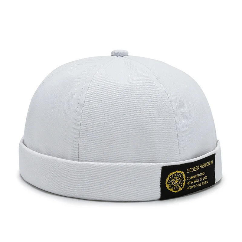 New Cool Fashion Landlord Hat Men Street Trendy Hip-hop Hat Caps Brimless Melon Cap Beanies For Men